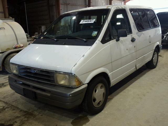 1FMCA11U3TZB13454 - 1996 FORD AEROSTAR WHITE photo 2