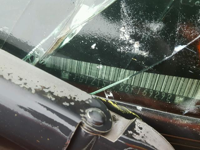 1G1ZT51F86F169292 - 2006 CHEVROLET MALIBU LT წითელი ფოტო 10