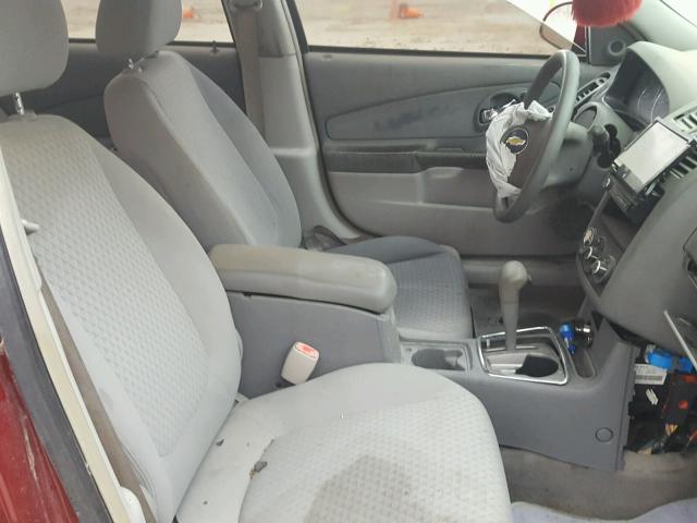 1G1ZT51F86F169292 - 2006 CHEVROLET MALIBU LT წითელი ფოტო 5