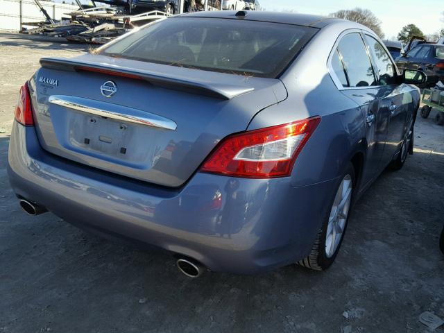 1N4AA5AP5BC804666 - 2011 NISSAN MAXIMA S BLUE photo 4