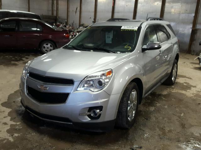 2GNFLHEK2F6115734 - 2015 CHEVROLET EQUINOX LT SILVER photo 2