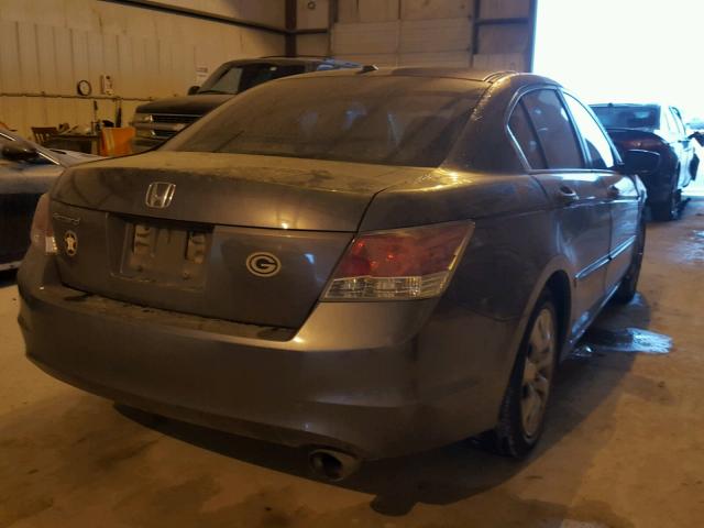 1HGCP268X8A005747 - 2008 HONDA ACCORD EXL GRAY photo 4