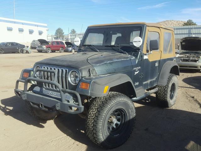 1J4FY19S5VP426790 - 1997 JEEP WRANGLER / GREEN photo 2