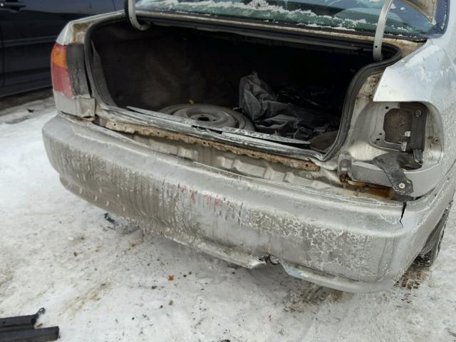 2HGEJ6613YH556964 - 2000 HONDA CIVIC BASE GRAY photo 9