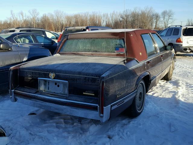 1G6CD53B3P4276898 - 1993 CADILLAC DEVILLE BURGUNDY photo 4