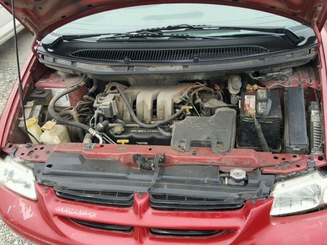 1B4GP54L3TB501322 - 1996 DODGE GRAND CARA RED photo 7