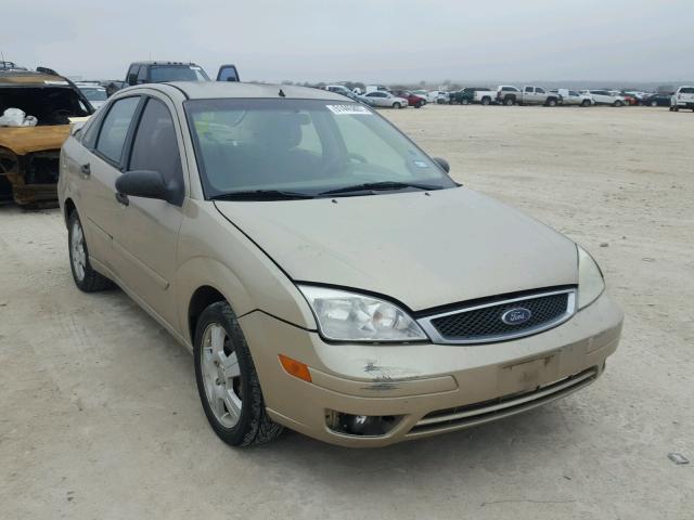 1FAHP34N66W194566 - 2006 FORD FOCUS ZX4 BEIGE photo 1