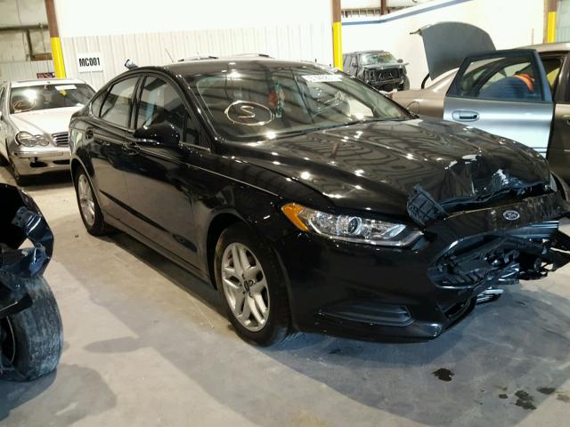 1FA6P0H72F5120486 - 2015 FORD FUSION SE BLACK photo 1