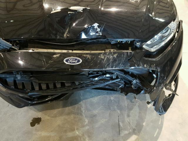 1FA6P0H72F5120486 - 2015 FORD FUSION SE BLACK photo 9