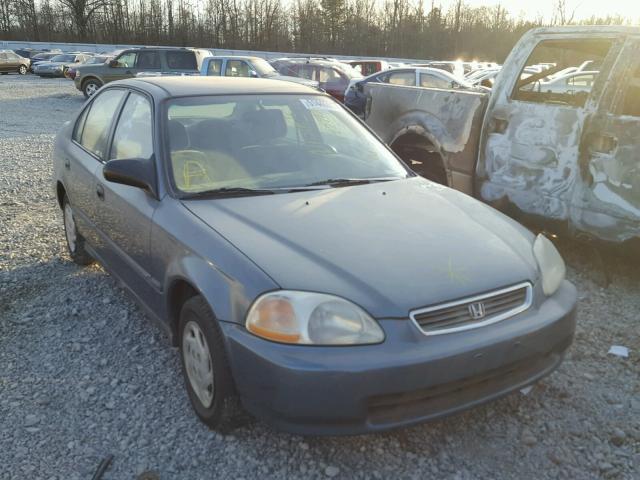 1HGEJ6525TL025366 - 1996 HONDA CIVIC DX TEAL photo 1