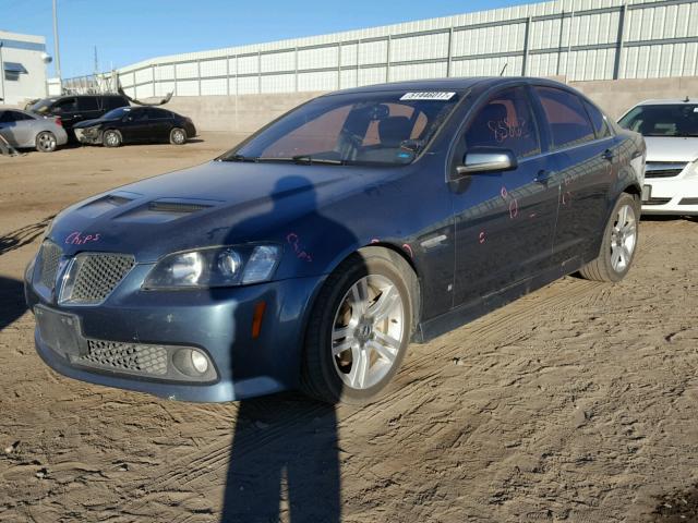 6G2ER57739L165877 - 2009 PONTIAC G8 BLUE photo 2