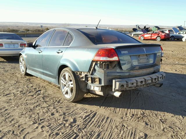 6G2ER57739L165877 - 2009 PONTIAC G8 BLUE photo 3