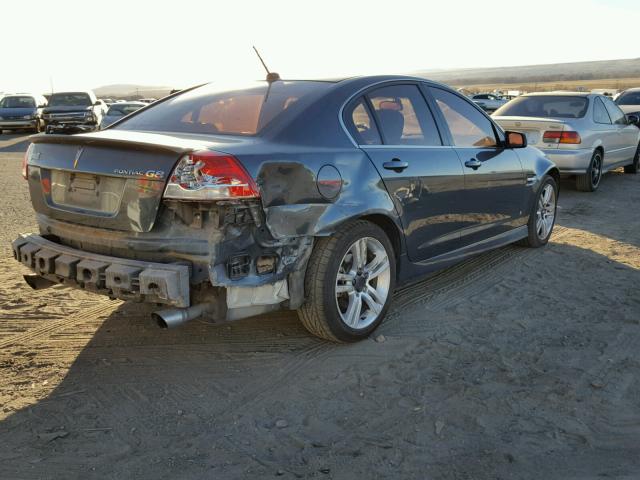 6G2ER57739L165877 - 2009 PONTIAC G8 BLUE photo 4