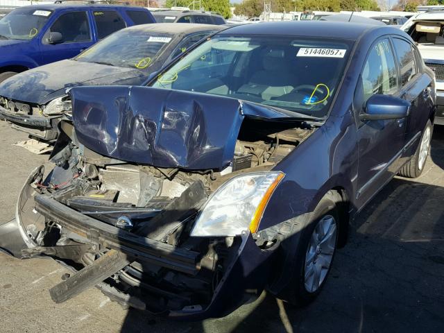 3N1AB6AP4CL684445 - 2012 NISSAN SENTRA 2.0 BLUE photo 2