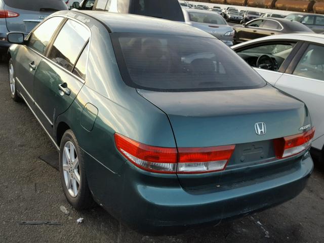 1HGCM66583A042729 - 2003 HONDA ACCORD GREEN photo 3