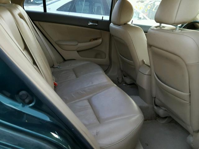 1HGCM66583A042729 - 2003 HONDA ACCORD GREEN photo 6