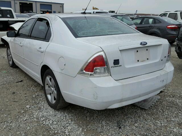 3FAHP07Z57R276676 - 2007 FORD FUSION SE WHITE photo 3