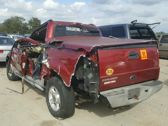 1FMZU67E92UC88690 - 2002 FORD EXPLORER S RED photo 3
