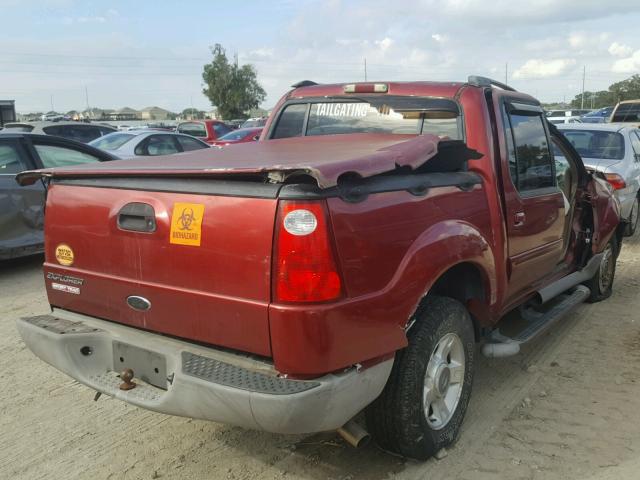 1FMZU67E92UC88690 - 2002 FORD EXPLORER S RED photo 4