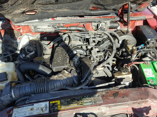 1FMZU67E92UC88690 - 2002 FORD EXPLORER S RED photo 7