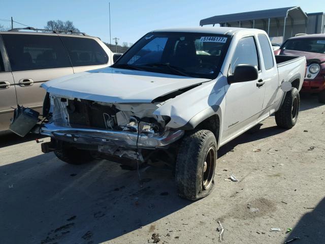 1GCDT196858282645 - 2005 CHEVROLET COLORADO WHITE photo 2