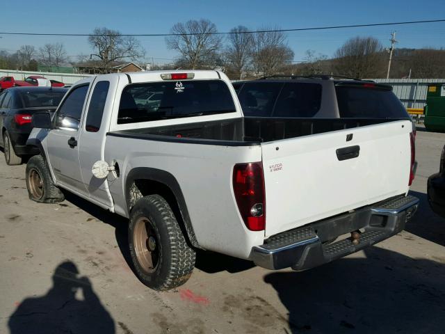 1GCDT196858282645 - 2005 CHEVROLET COLORADO WHITE photo 3