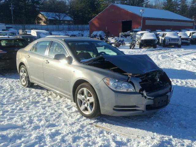 1G1ZH57B88F177708 - 2008 CHEVROLET MALIBU 1LT SILVER photo 1