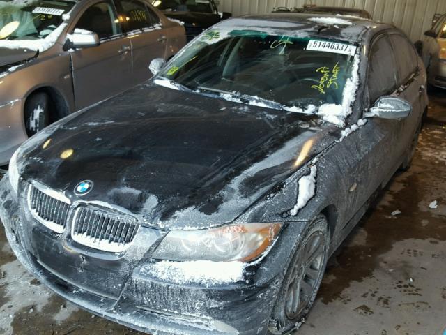 WBAVA33557PV63684 - 2007 BMW 328 I BLACK photo 2