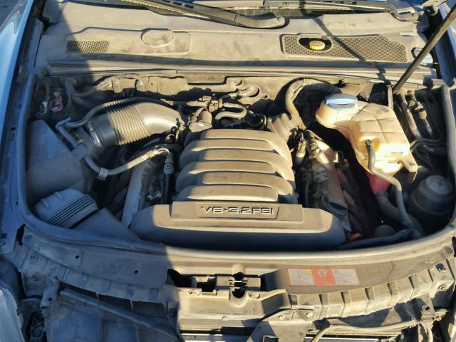 WAUAH74F16N173412 - 2006 AUDI A6 3.2 BLUE photo 7