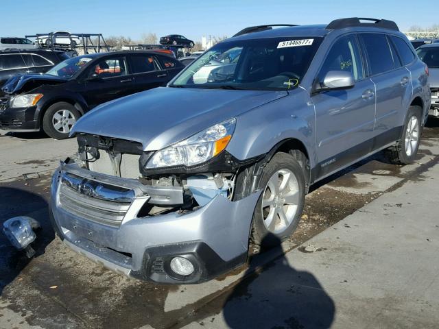 4S4BRBLC0E3213404 - 2014 SUBARU OUTBACK 2. SILVER photo 2