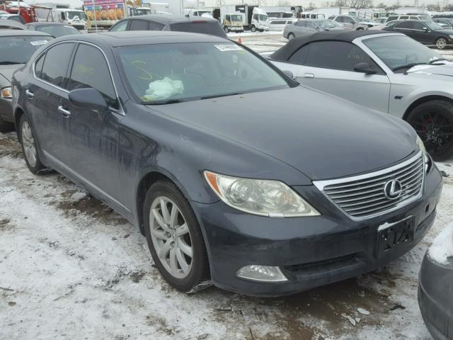 JTHBL46F075041436 - 2007 LEXUS LS 460 GRAY photo 1