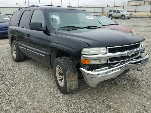 1GNEK13T71J172640 - 2001 CHEVROLET TAHOE K150 BLACK photo 1