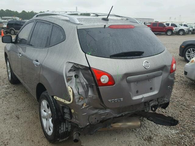 JN8AS5MT0AW006934 - 2010 NISSAN ROGUE S GRAY photo 3