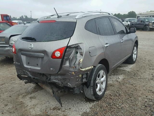 JN8AS5MT0AW006934 - 2010 NISSAN ROGUE S GRAY photo 4