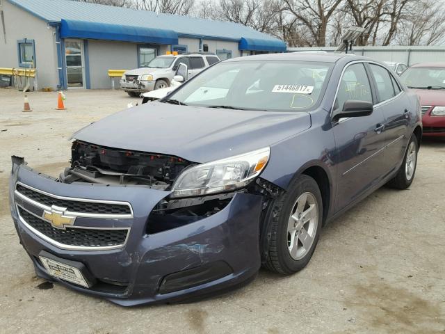 1G11B5SA5DF187507 - 2013 CHEVROLET MALIBU LS BLUE photo 2