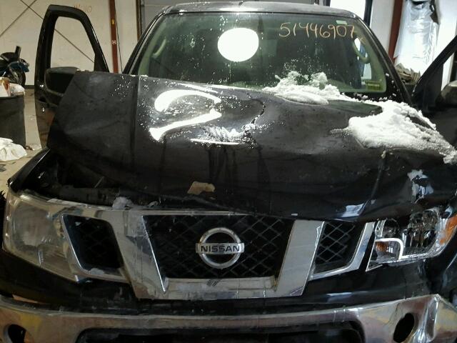 1N6AD0FV2AC414728 - 2010 NISSAN FRONTIER C BLACK photo 7