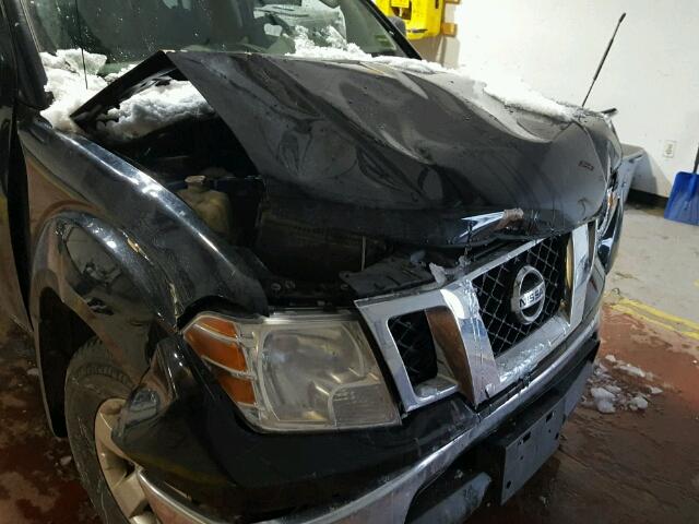 1N6AD0FV2AC414728 - 2010 NISSAN FRONTIER C BLACK photo 9