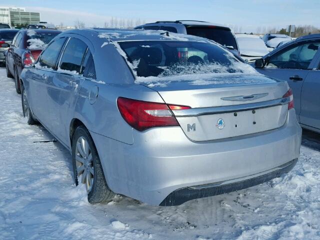 1C3CCBBB0CN101419 - 2012 CHRYSLER 200 TOURIN SILVER photo 3