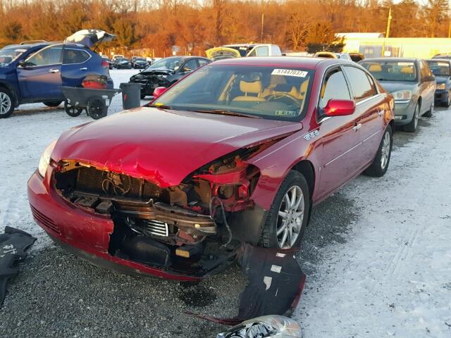 1G4HD57208U133742 - 2008 BUICK LUCERNE CX RED photo 2