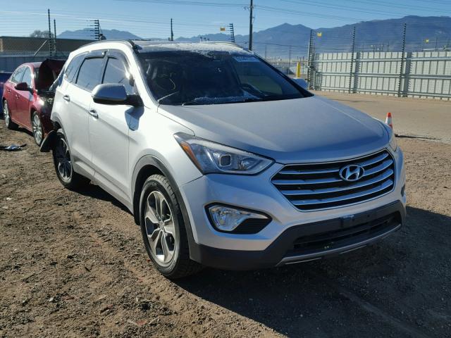 KM8SNDHF1EU060777 - 2014 HYUNDAI SANTA FE G GRAY photo 1