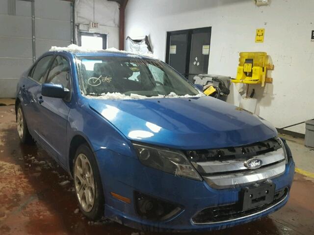 3FAHP0HA2BR124680 - 2011 FORD FUSION SE BLUE photo 1