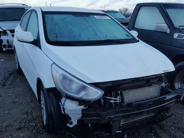 KMHCT4AE0FU804365 - 2015 HYUNDAI ACCENT GLS WHITE photo 1