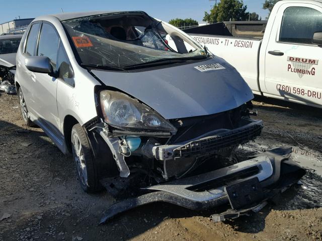 JHMGE8H55CC005890 - 2012 HONDA FIT SPORT SILVER photo 1