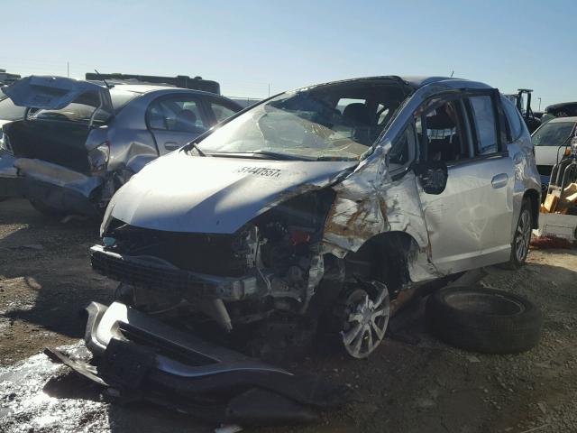 JHMGE8H55CC005890 - 2012 HONDA FIT SPORT SILVER photo 2