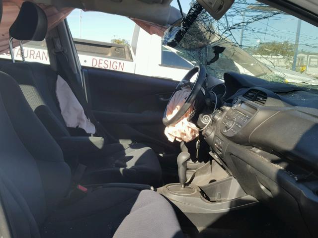 JHMGE8H55CC005890 - 2012 HONDA FIT SPORT SILVER photo 5