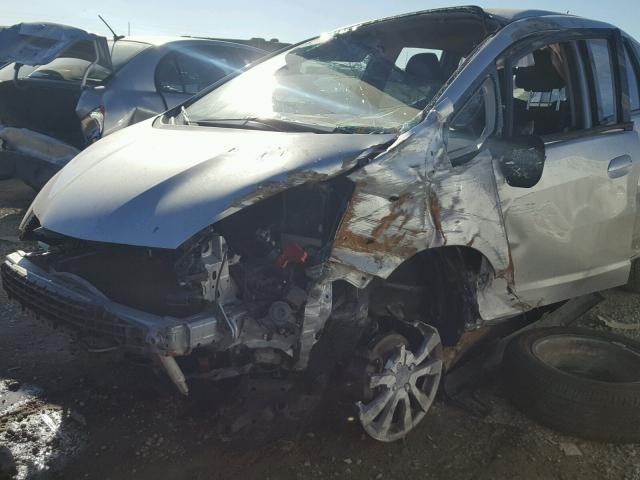JHMGE8H55CC005890 - 2012 HONDA FIT SPORT SILVER photo 9