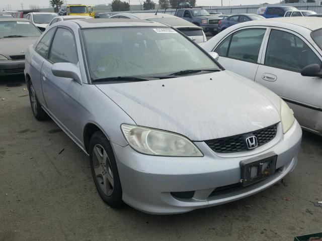 1HGEM21934L017268 - 2004 HONDA CIVIC EX SILVER photo 1