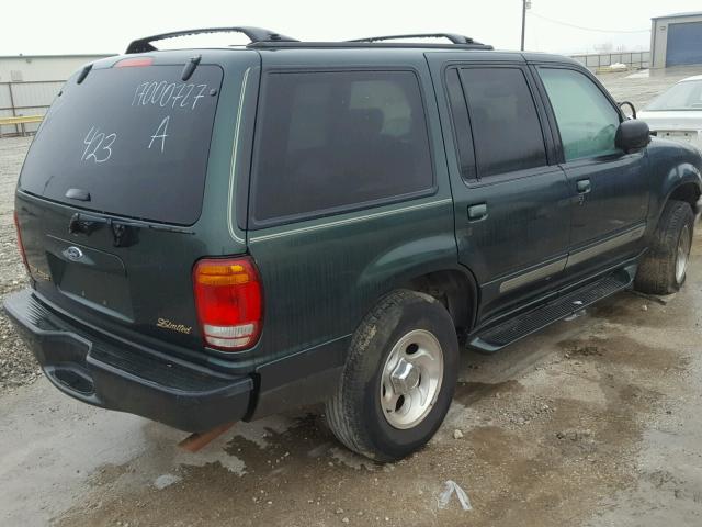 1FMZU32E1WZB45716 - 1998 FORD EXPLORER GREEN photo 4