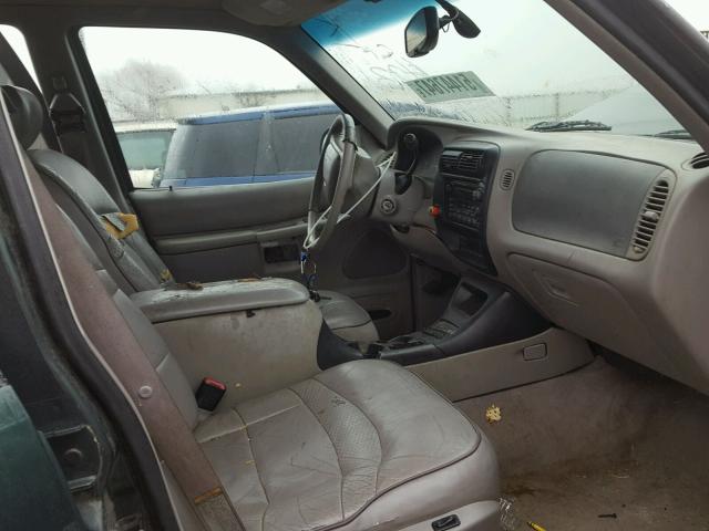 1FMZU32E1WZB45716 - 1998 FORD EXPLORER GREEN photo 5