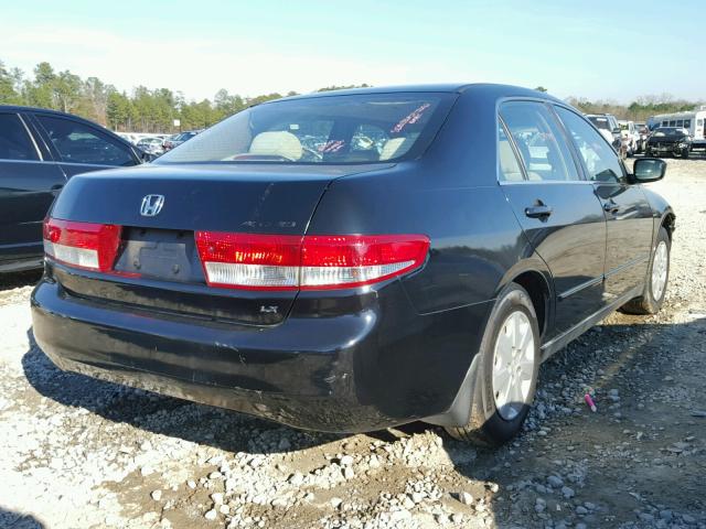 1HGCM56344A039241 - 2004 HONDA ACCORD LX BLACK photo 4